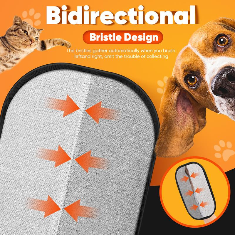 2025 Upgrade Pet Hair Remover Electrostatic Gloves, Reusable Pet Hair Removal Glove for Cats & Dogs, Premium Cat & Dog Hair Remover Mitt for Couch Furniture Carpet Car Seat