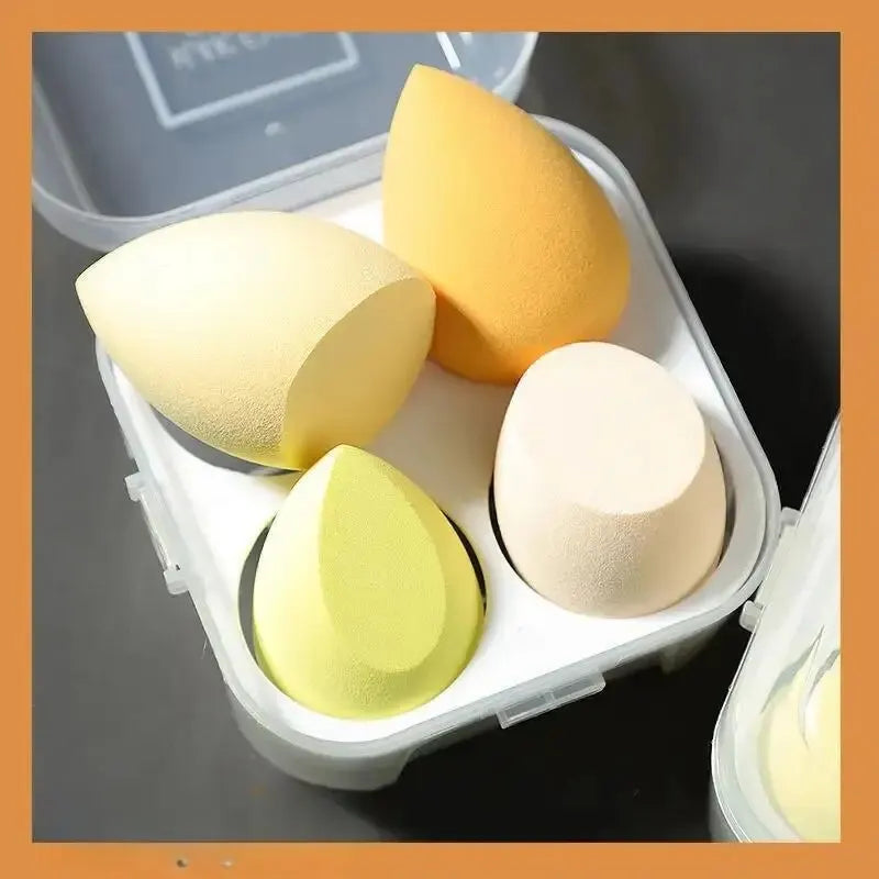 4 pezzi/set miscelazione dei colori bellezza uovo bellezza spugna trucco spugna strumenti per trucco fondotinta trucco strumenti per il trucco del viso trucco