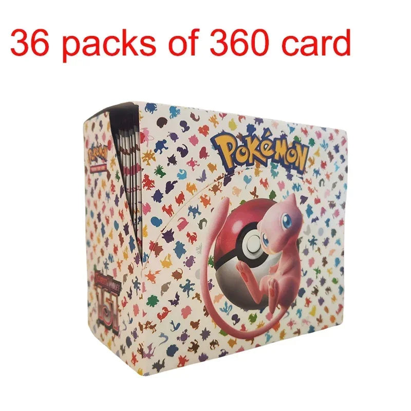 360 pezzi carta Pokemon rivali destinati evoluzioni prismatiche viola scarlatto 151 PALDEAN inglese Booster carta di traduzione di battaglia