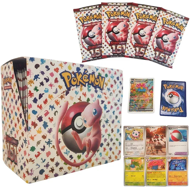 360 pezzi carta Pokemon rivali destinati evoluzioni prismatiche viola scarlatto 151 PALDEAN inglese Booster carta di traduzione di battaglia