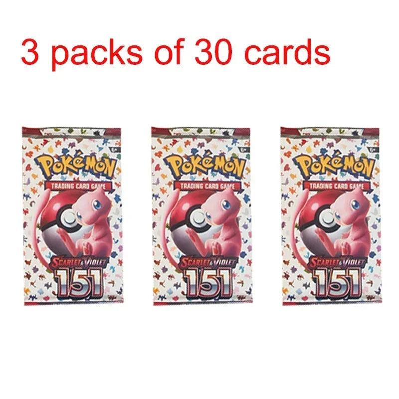 360 pezzi carta Pokemon rivali destinati evoluzioni prismatiche viola scarlatto 151 PALDEAN inglese Booster carta di traduzione di battaglia