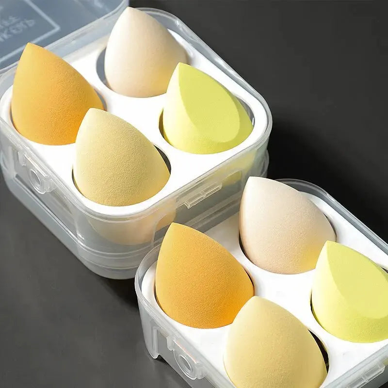 4 pezzi/set miscelazione dei colori bellezza uovo bellezza spugna trucco spugna strumenti per trucco fondotinta trucco strumenti per il trucco del viso trucco