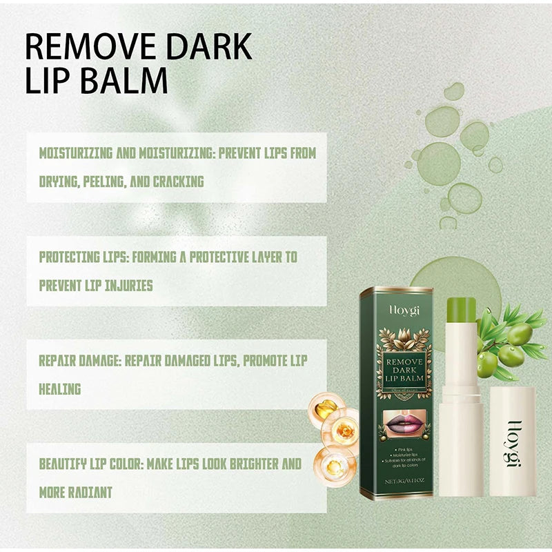 Moisturing Remove Dark Lip Balm Lighten Lip Melanin Lip Mask Fade Lip Line Dead Skin Brighten Repair Lip Care Products