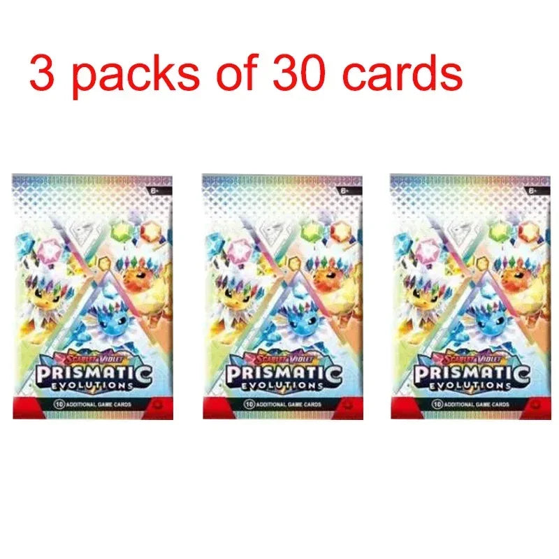 360 pezzi carta Pokemon rivali destinati evoluzioni prismatiche viola scarlatto 151 PALDEAN inglese Booster carta di traduzione di battaglia