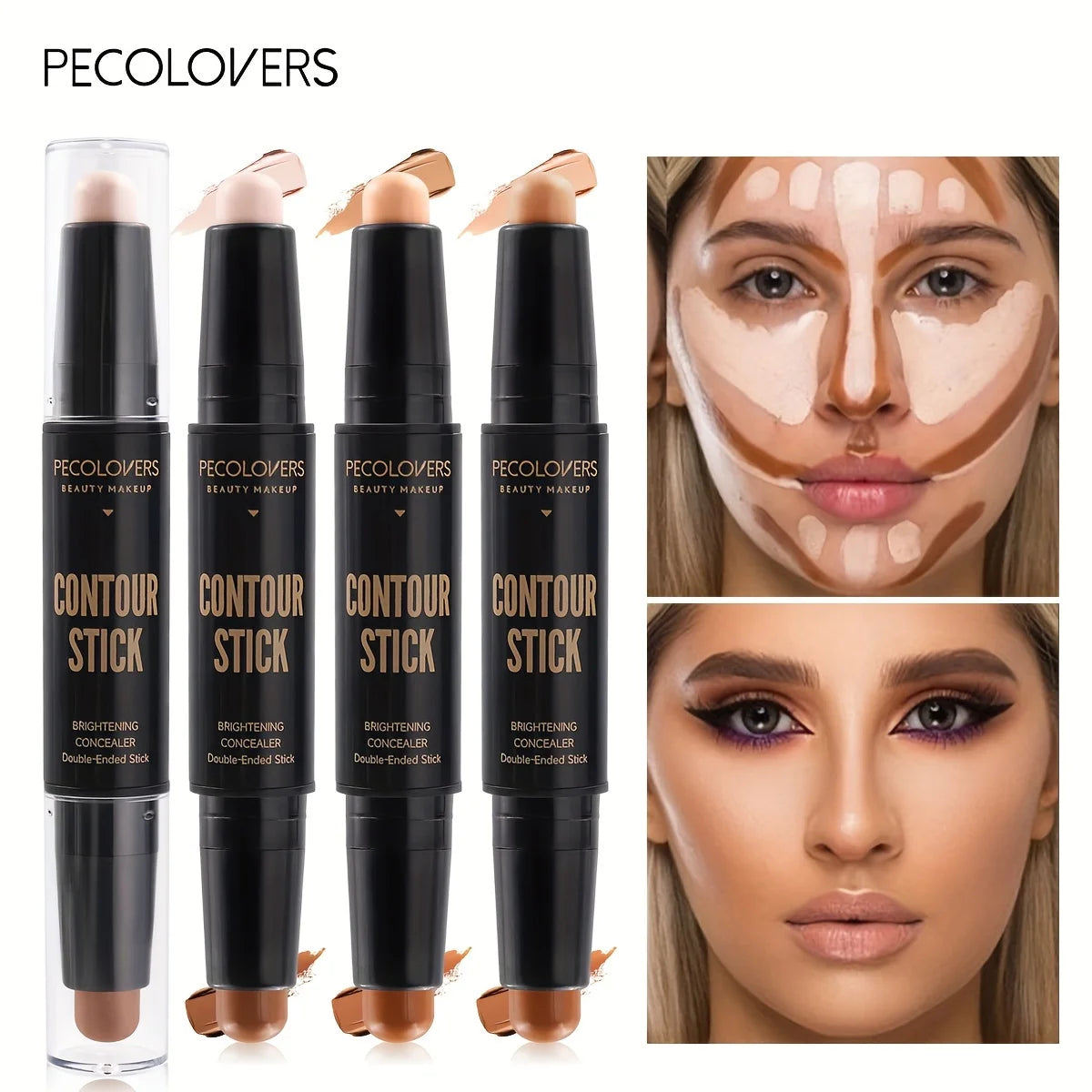 Correttore viso Contouring For Face Bronzer Beauty Contour Base per trucco Crema per fondotinta per cosmetici da donna Nuovo