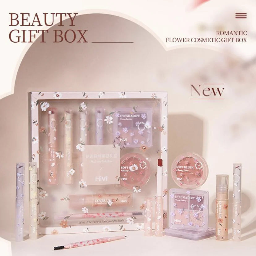 Kit trucco per donna Kit completo, Set di prodotti per il trucco a lunga tenuta, rossetto 8 pezzi