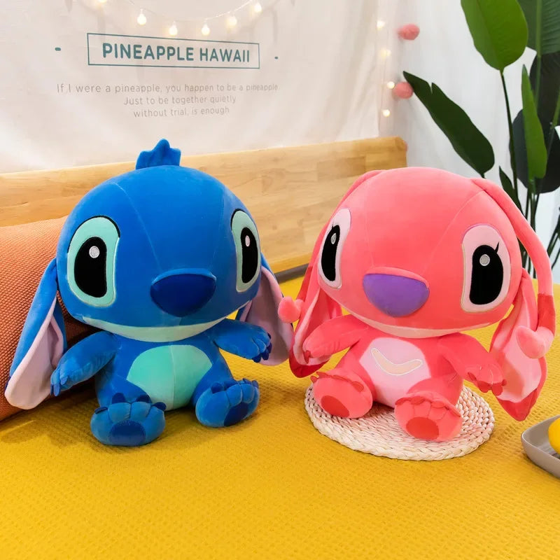 20-60 centimetri Formato Gigante Lilo & Stitch Coppia Modelli Cartoon Peluche Ripiene Anime Peluche Giocattoli Ciondolo Giocattolo Cuscino Per Bambini Regalo Di Compleanno