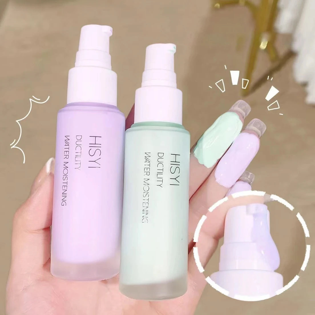 Primer per trucco Crema isolante Modifica idratante Naturale Anche il tono della pelle Correttore a lunga durata Rinfrescante e Docile