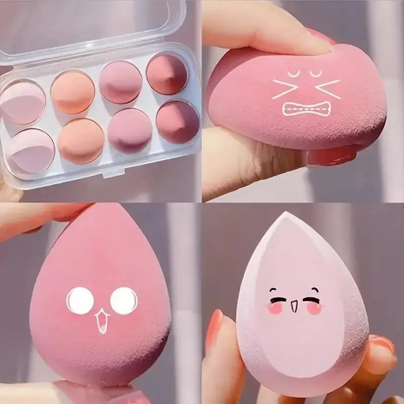 4 pezzi/set miscelazione dei colori bellezza uovo bellezza spugna trucco spugna strumenti per trucco fondotinta trucco strumenti per il trucco del viso trucco