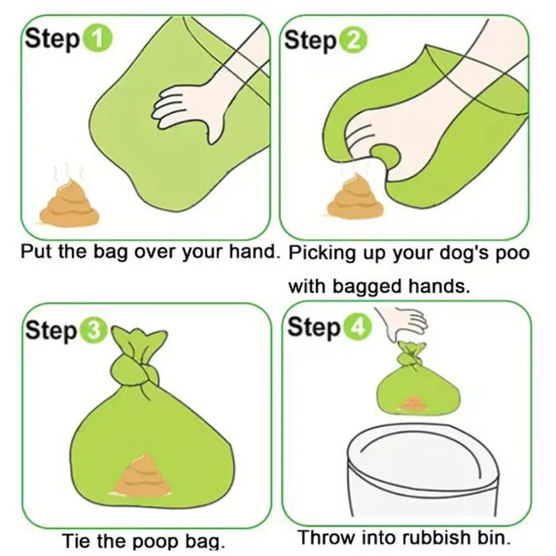 Dog Poop Bag Outdoor Cleaning Poop Bag Outdoor Clean Pet Supplies for Dog Refill Garbage Bag Pet Supply