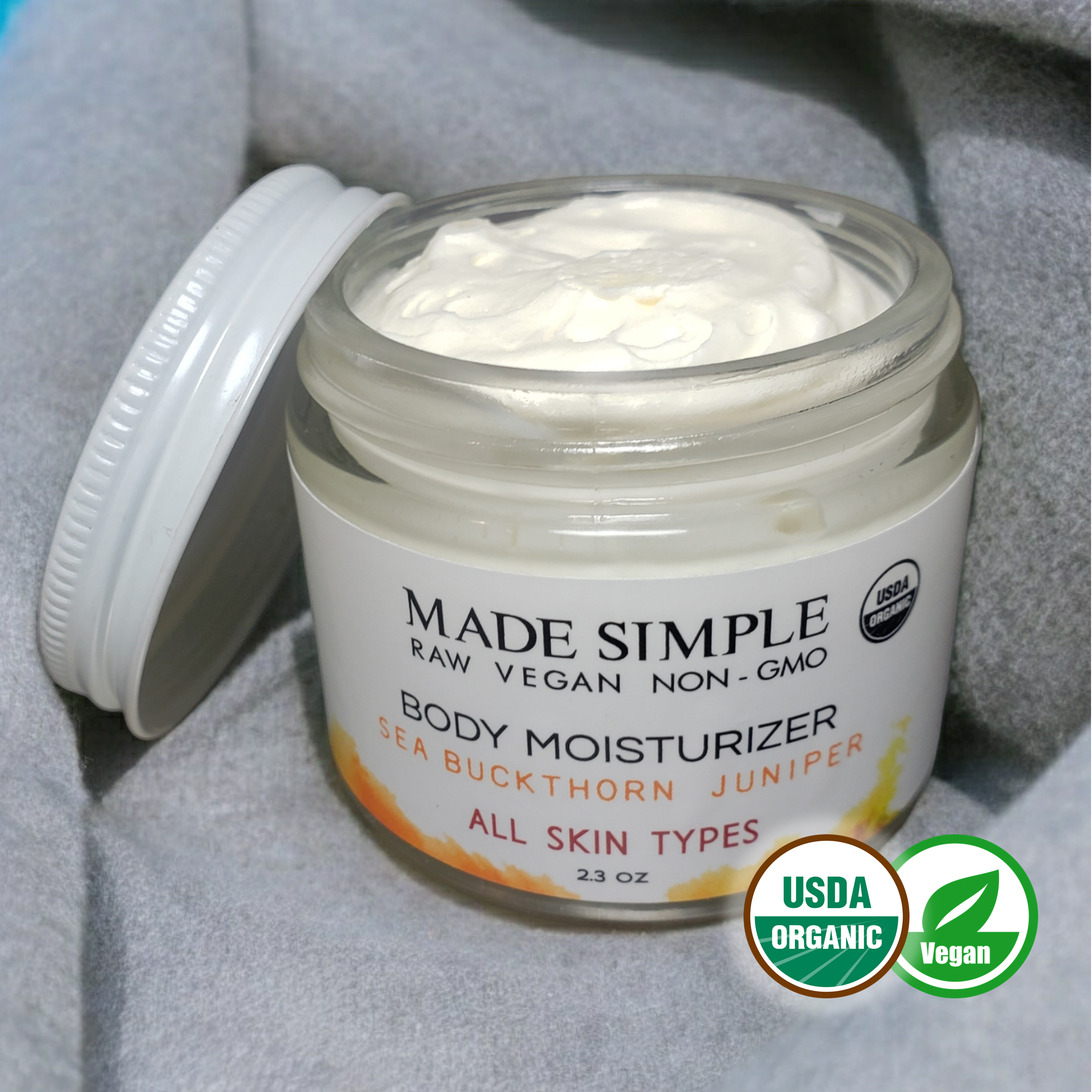 Sea Buckthorn Juniper Moisturizer - Certified Organic, Vegan & Cruelty-free-3