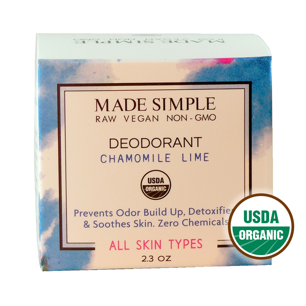 Chamomile Lime Deodorant - Certified Organic, Vegan & Cruelty-free-2