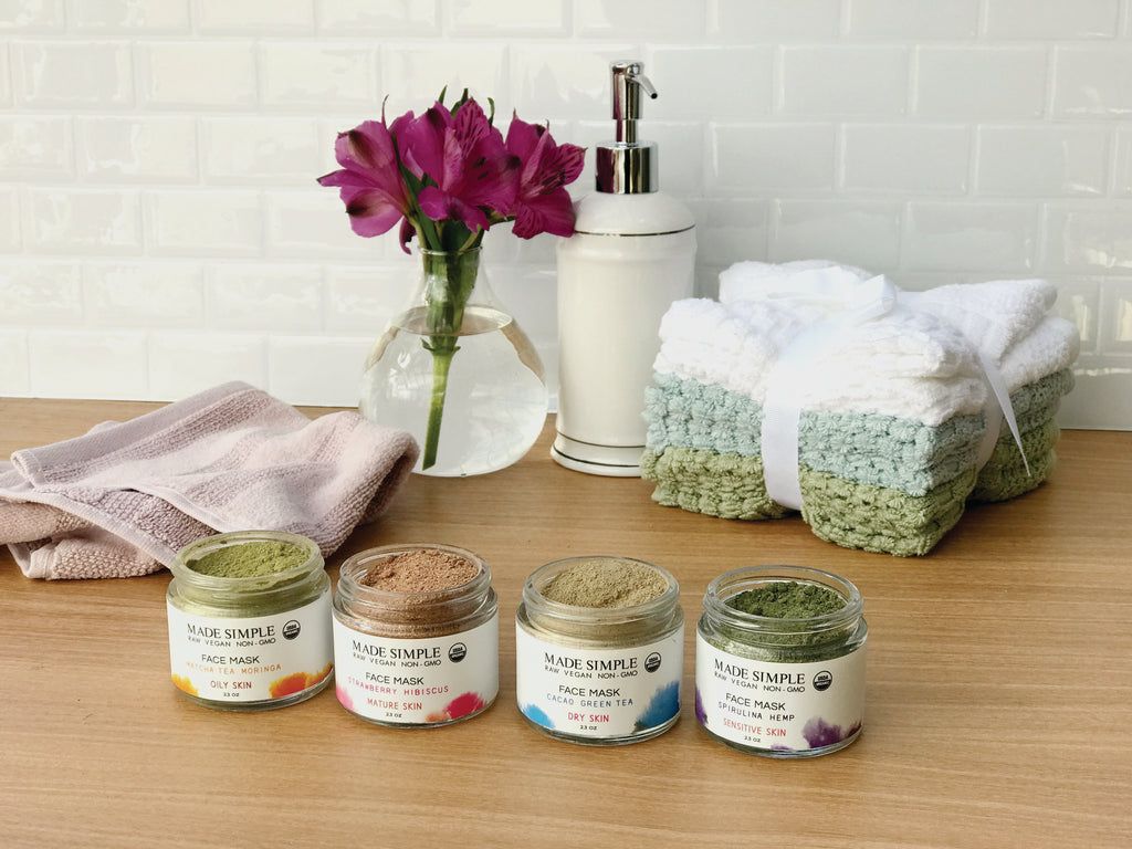 Cacao Green Tea Face Mask for Dry Skin - Certified Organic, Vegan & Cruelty-free-6