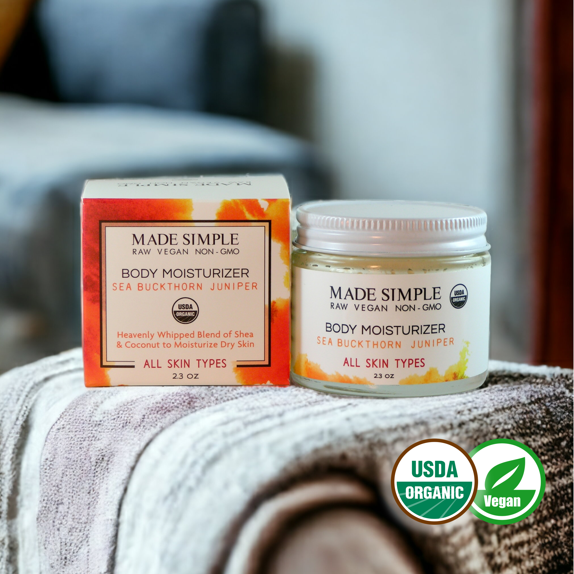 Sea Buckthorn Juniper Moisturizer - Certified Organic, Vegan & Cruelty-free-1